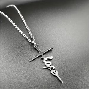 Stainless Steel “Hope” Necklace